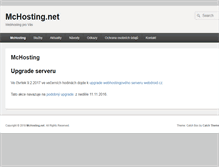 Tablet Screenshot of mchosting.net